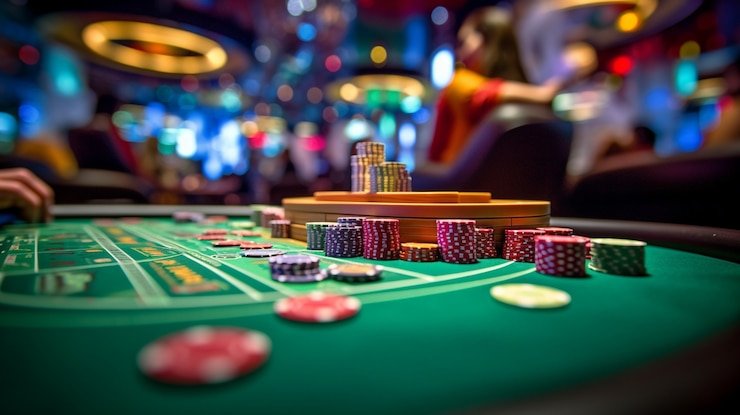 Antarmuka taruhan di jarum 4d untuk permainan Evolution Gaming dengan opsi denominasi jelas